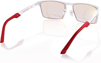 Arozzi - Visione VX800 Blue Light Blocking Computer and Gaming Glasses - Anti-Glare, UV Protection - White