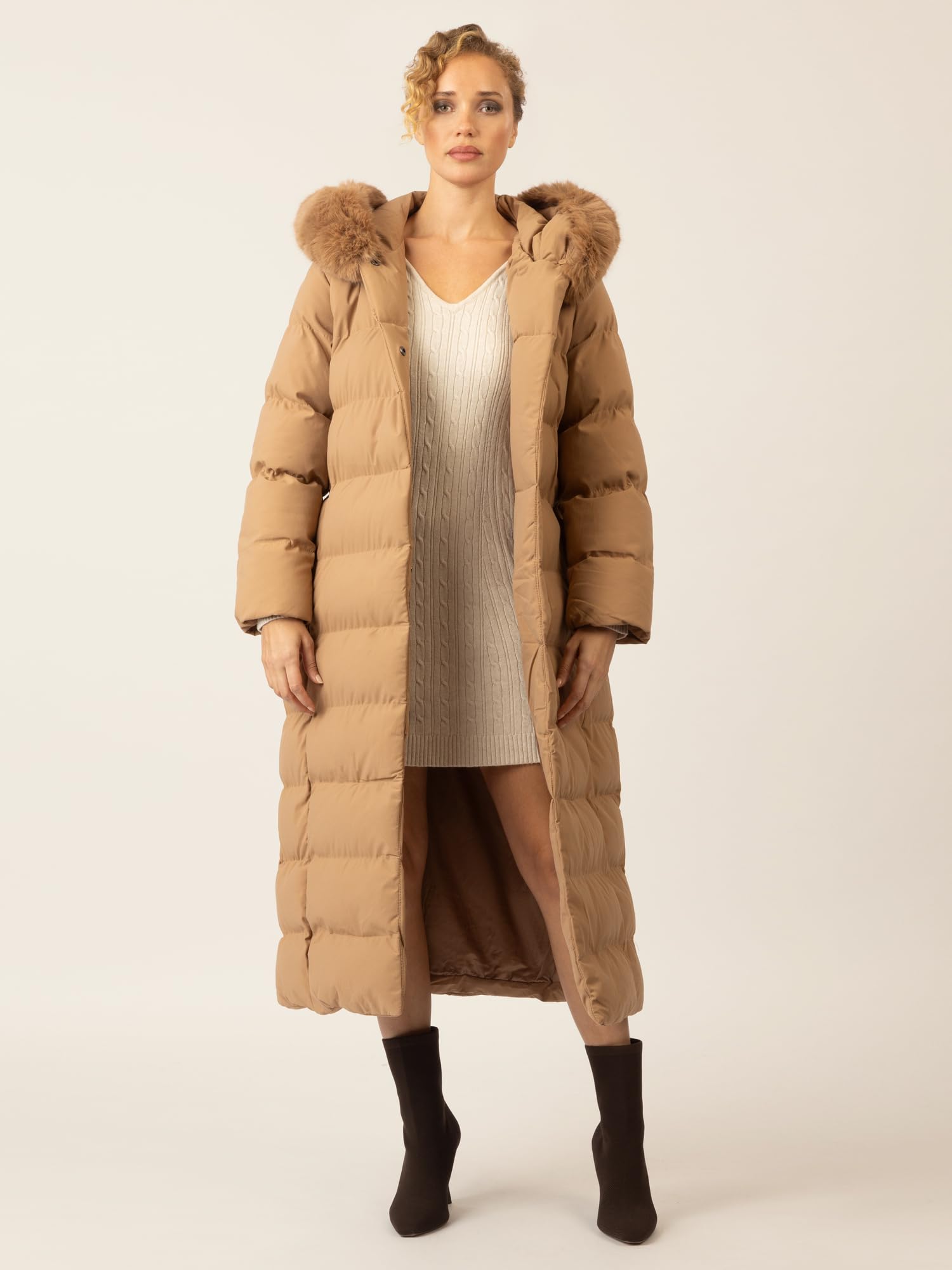APART Fashion Damen Apart Winterjacke mit Reißverschluss Winterjacke