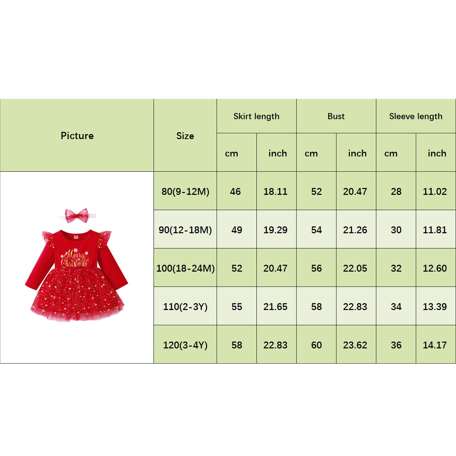 Conjunto de 2 piezas de vestido de tutú de tul de manga larga con estampado de letras, estrella, princesa, vestido de Navidad para niña pequeña