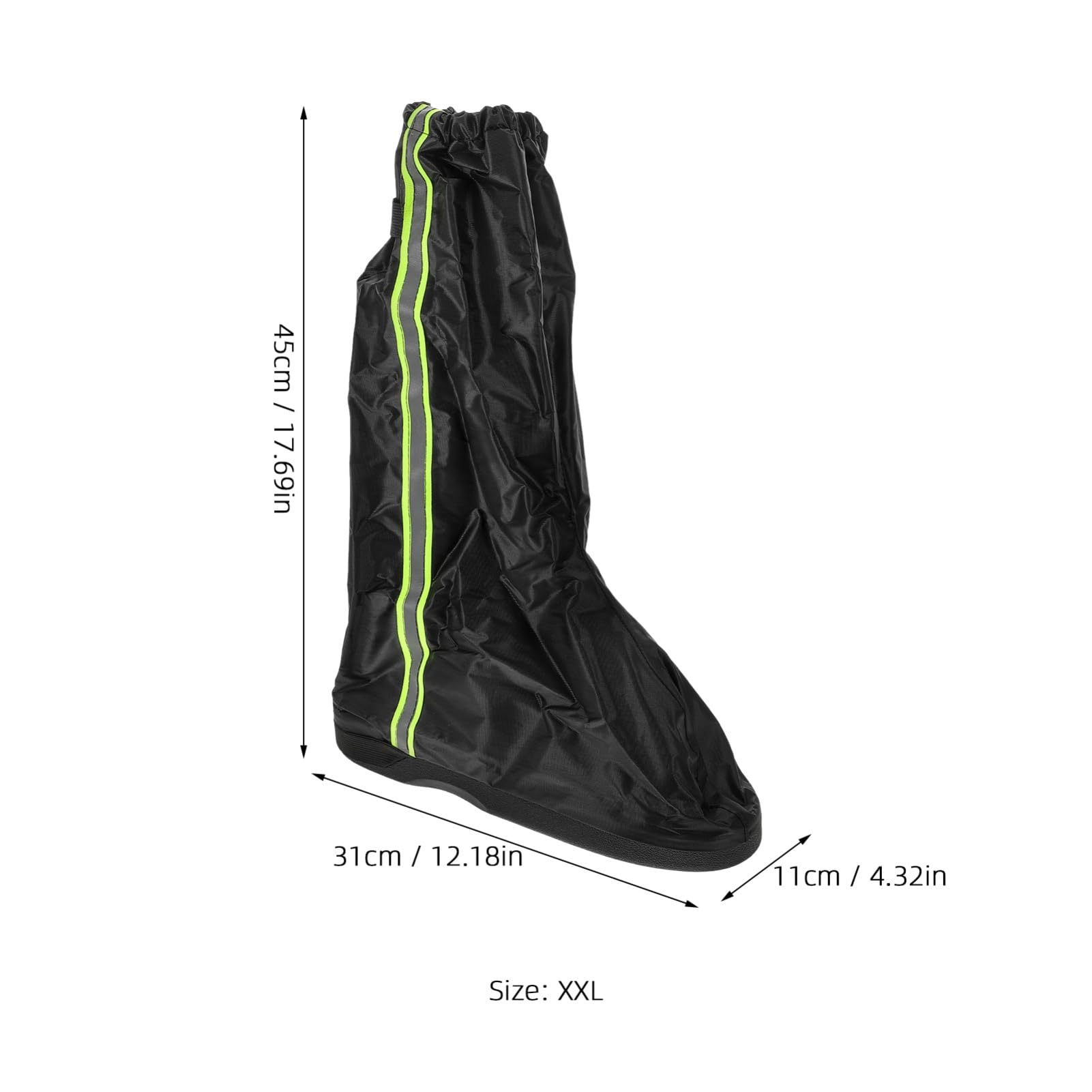 Mikikit Couvre-Chaussures Taille XXL Imperméables en Tissu Oxford Protection Rapide avec Traction pour Hommes et Femmes Cyclisme Activités en Extérieur