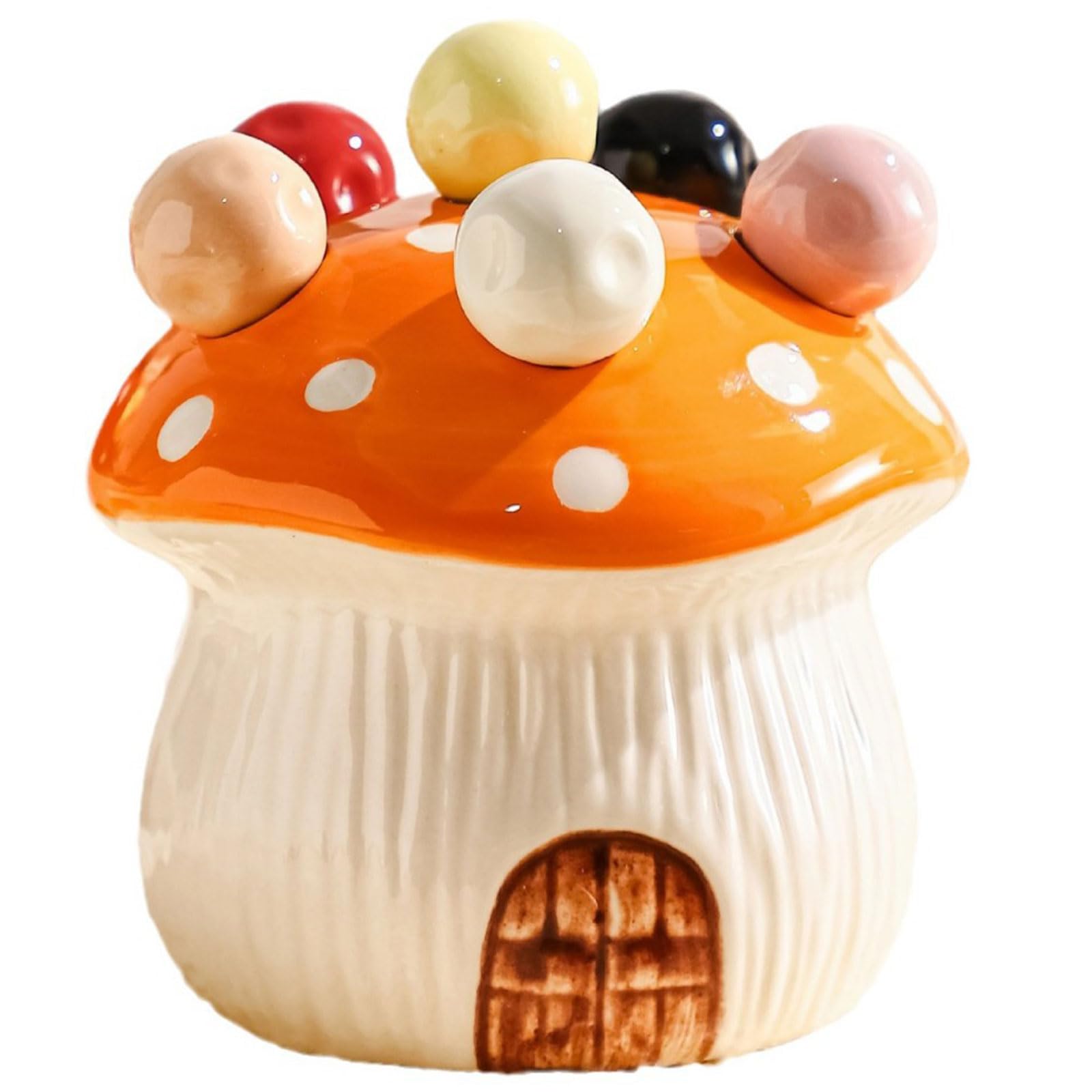Petites Fourchettes À Fruits Dessert en Acier Inoxydable avec Porte-Couverts Champignon, Fourchettes Apéritif Cocktail pour Familles, Bistrots, Bars, Pique-Nique