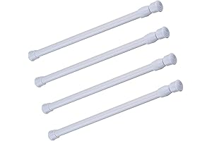 Adjustable Tension Curtain Rod for Effortless Home Organization