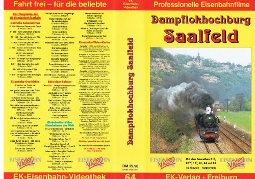 Preisvergleich Produktbild Dampflokhochburg Saalfeld, 1 Videocassette [VHS]