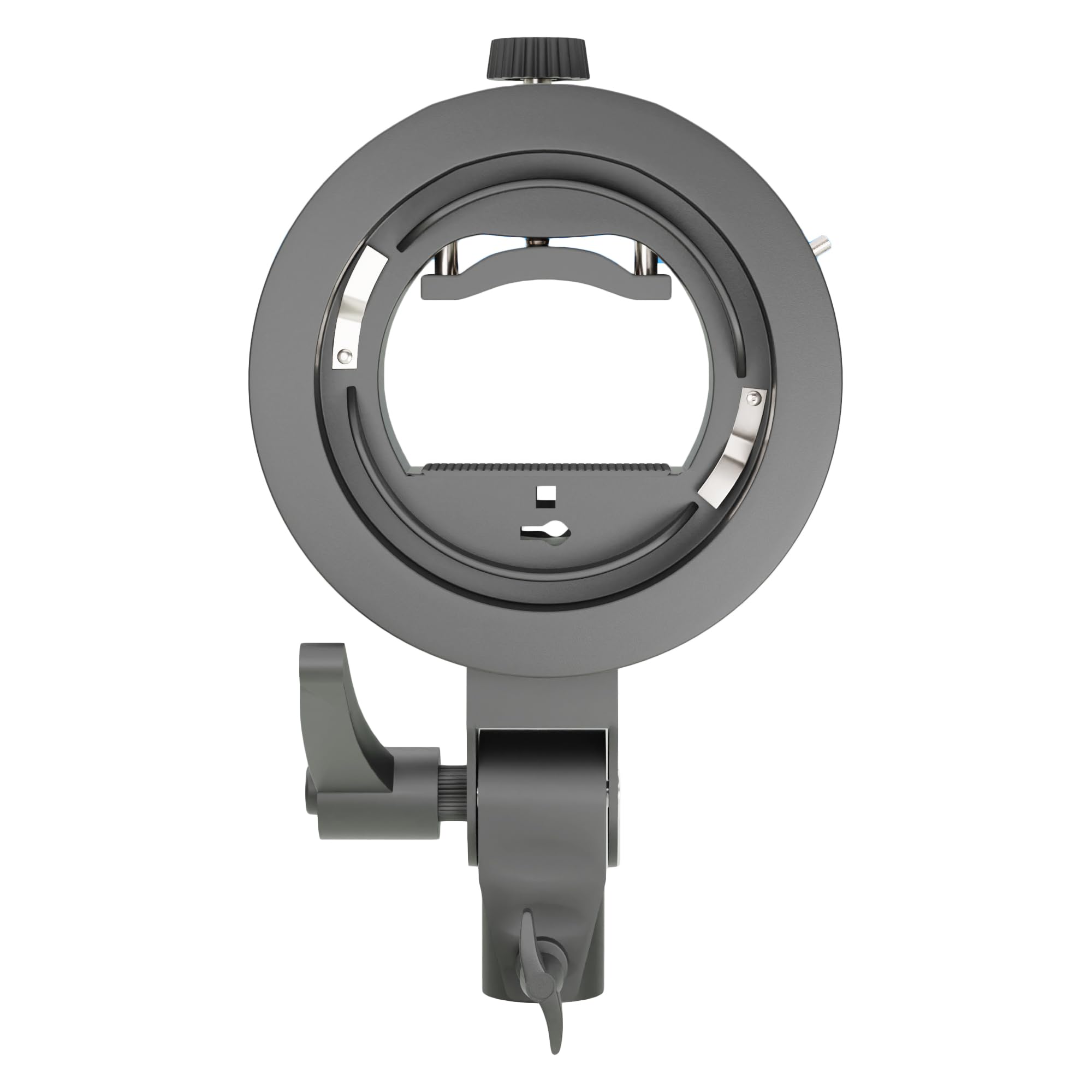 Welborn S Bracket S-Type Elinchrom S Mount Holder - Flash Mounting Solution for Speedlite , Snoot , and Softbox - Elevate Your Photography