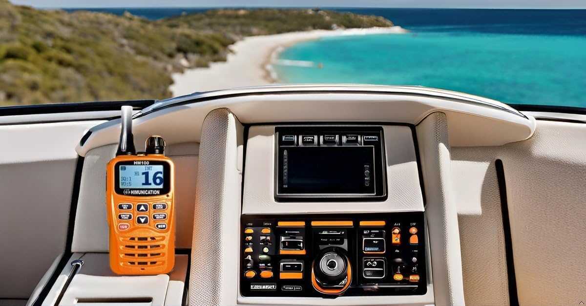 Radio VHF portátil HM100, Nivel básico y Alcance Medio, Uso recreativo para náutica