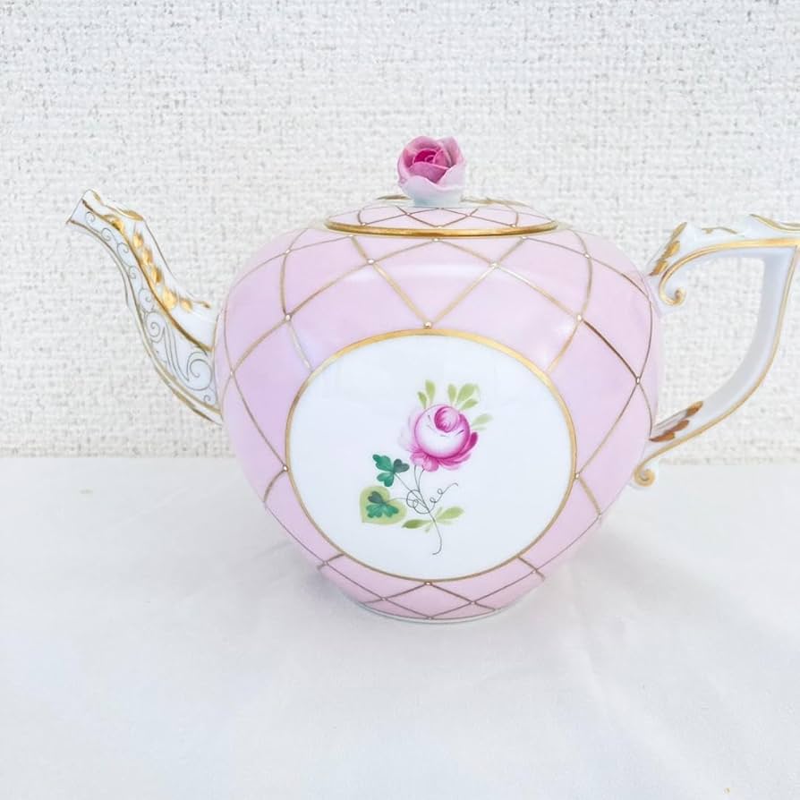 未使用近✨ヘレンド インドの華 ティーポット、シュガー、クリーマー インドの華] シュガーポット