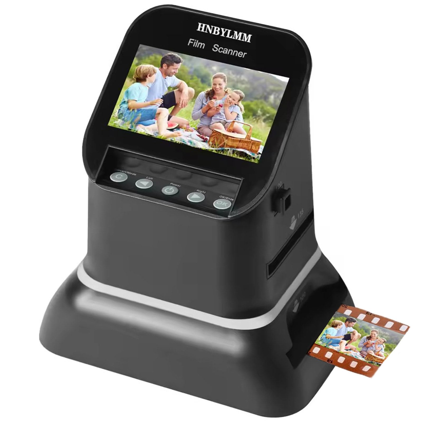 Film Negative Scanner, Digital Film & Slide Scanner with 4.3 Inch Display & HDMI, Converts Color, B & W 135(35mm),120,127,126 KPK Negatives & Slides Into 22MP JPEG Photos, Support SD Card-image-47