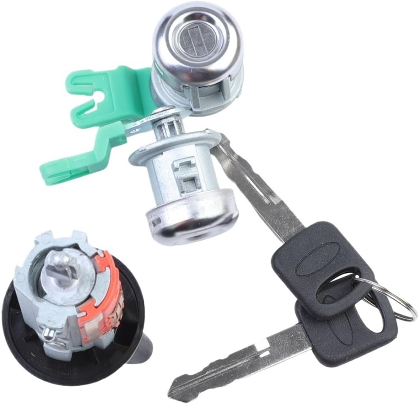 F85Z-11582-AA F85Z11582AA Car Door Lock Barrel Cylinder With 2 Keys Compatible with Mazda Mercury Lincoln(Set A)