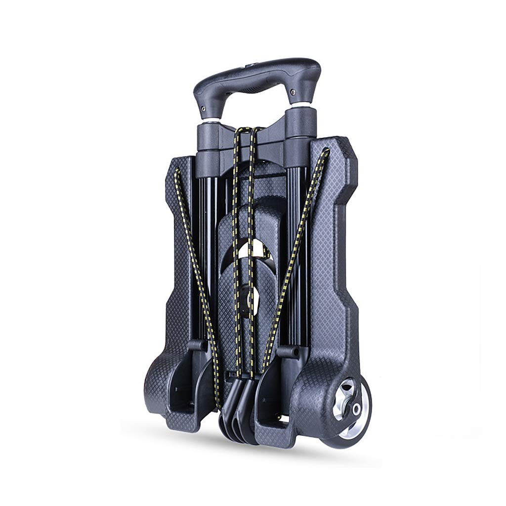 elevatore Portatile Pieghevole Leggero a Mano Pesante, Mano in Alluminio a 2 Ruote (Colore : Cart+Bag)
