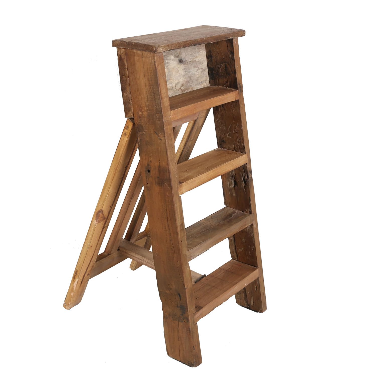 Casa Moro Pflanzenregal ASTI Blumenständer Leiterregal 5 Ablagen klappbare Pflanz-Etagere aus recycelltem Teak-Holz