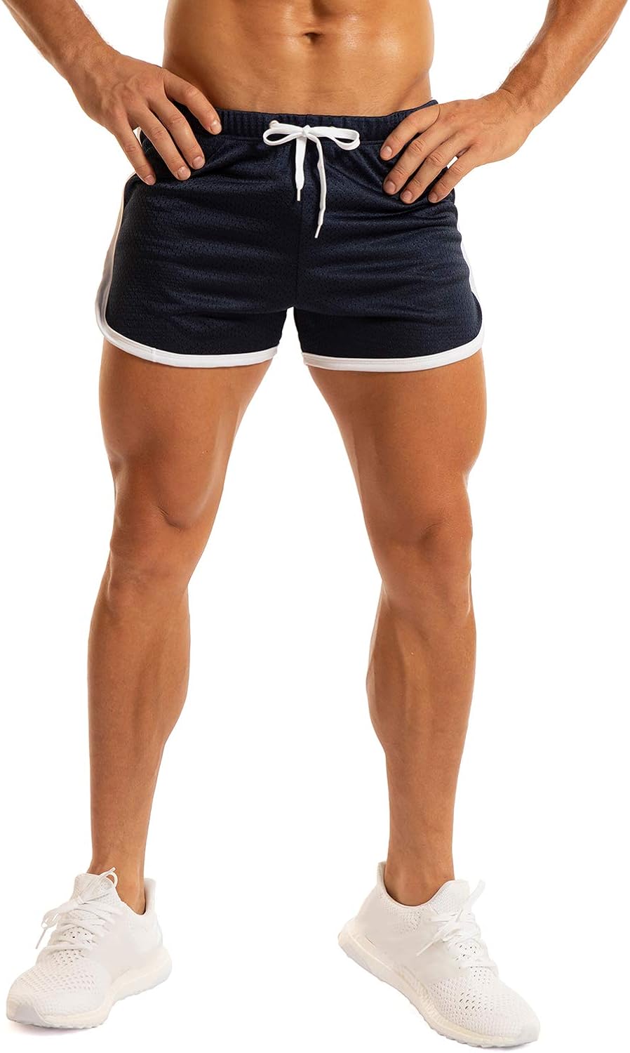 Ouber men's bodybuilding lifting shorts Clearance