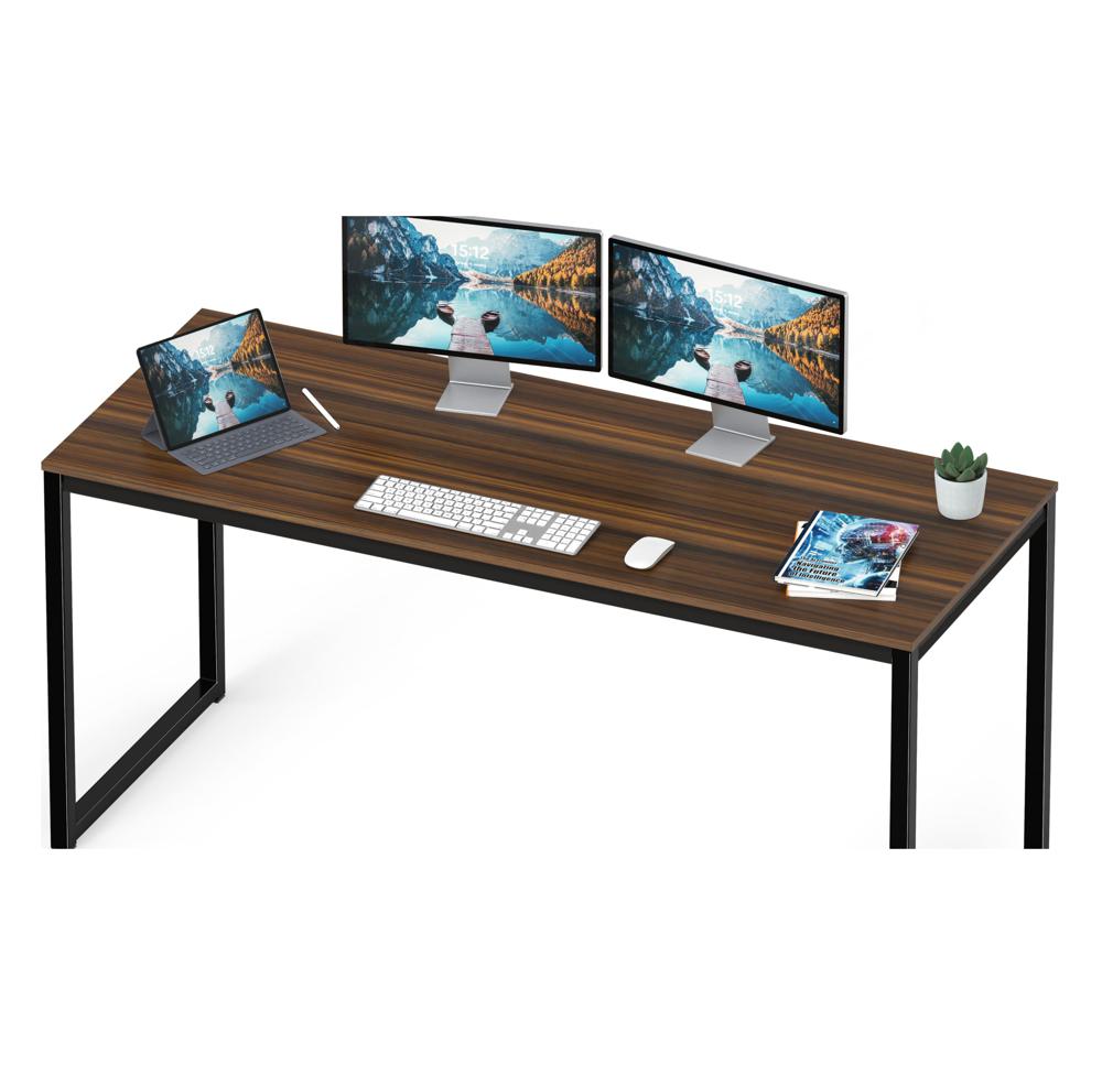 Amazon.com: SHW Mission 55-Inch Home Office Computer Desk, Walnut