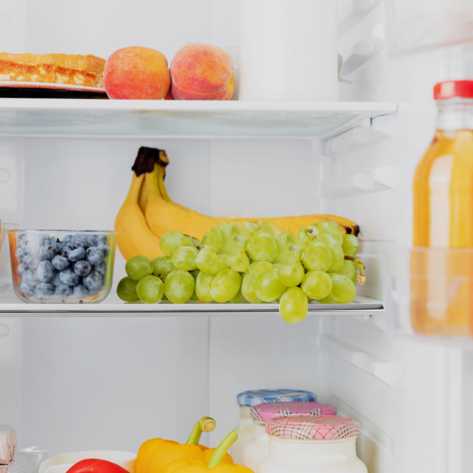 Alasum Estante Divisor de Vidrio para Refrigerador de Reemplazo | Vidrio Templado, Resistente a Roturas, Instalación Sencilla, Organización Práctica y Ajuste para Congelador