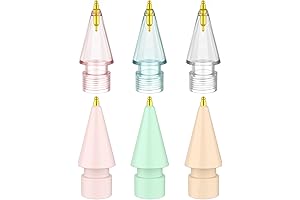 Super Fine Point Colorful Apple Pencil Tips in Multicolor (6-Pack)