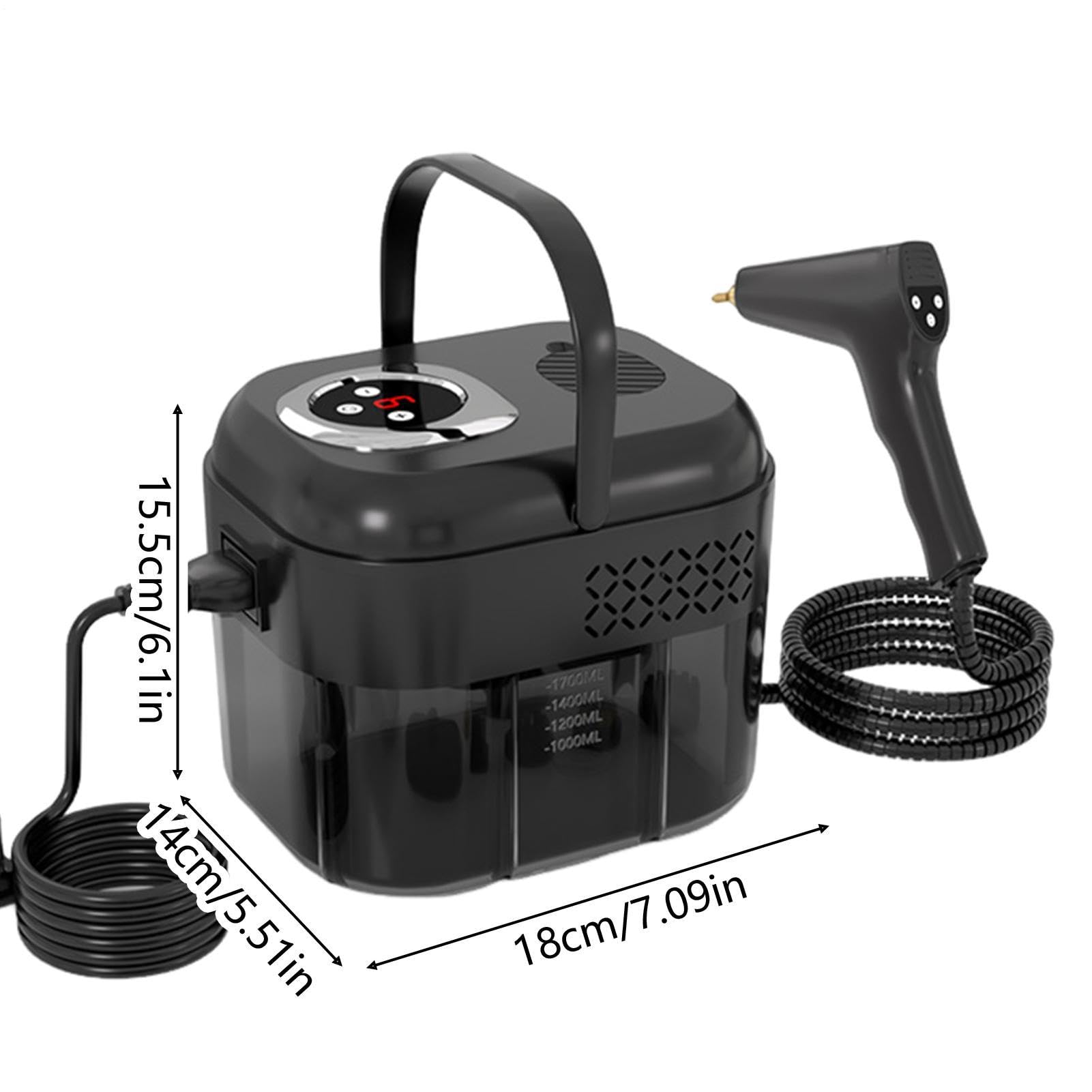 Limpiador a vapor de mano Eliminación de manchas portátil, multiusos y con | Limpiador a vapor para cocina Apto Para Sofá, Canapé, Muebles, Alfombra, Suelo De Madera, Tapicería, Azulejos