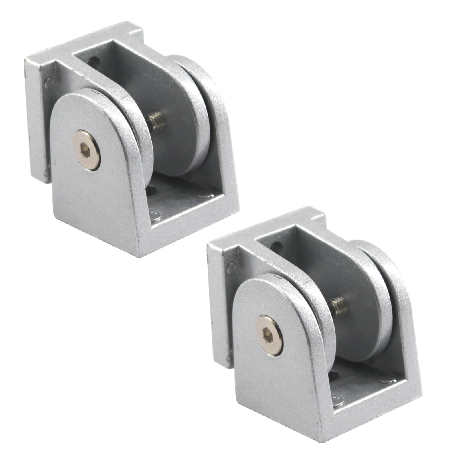 (2 Pieces) 4040 Zinc Alloy Pivot Joint Aluminum Profile Extrusion Joints Connector Corner Connector Fittings Hinges