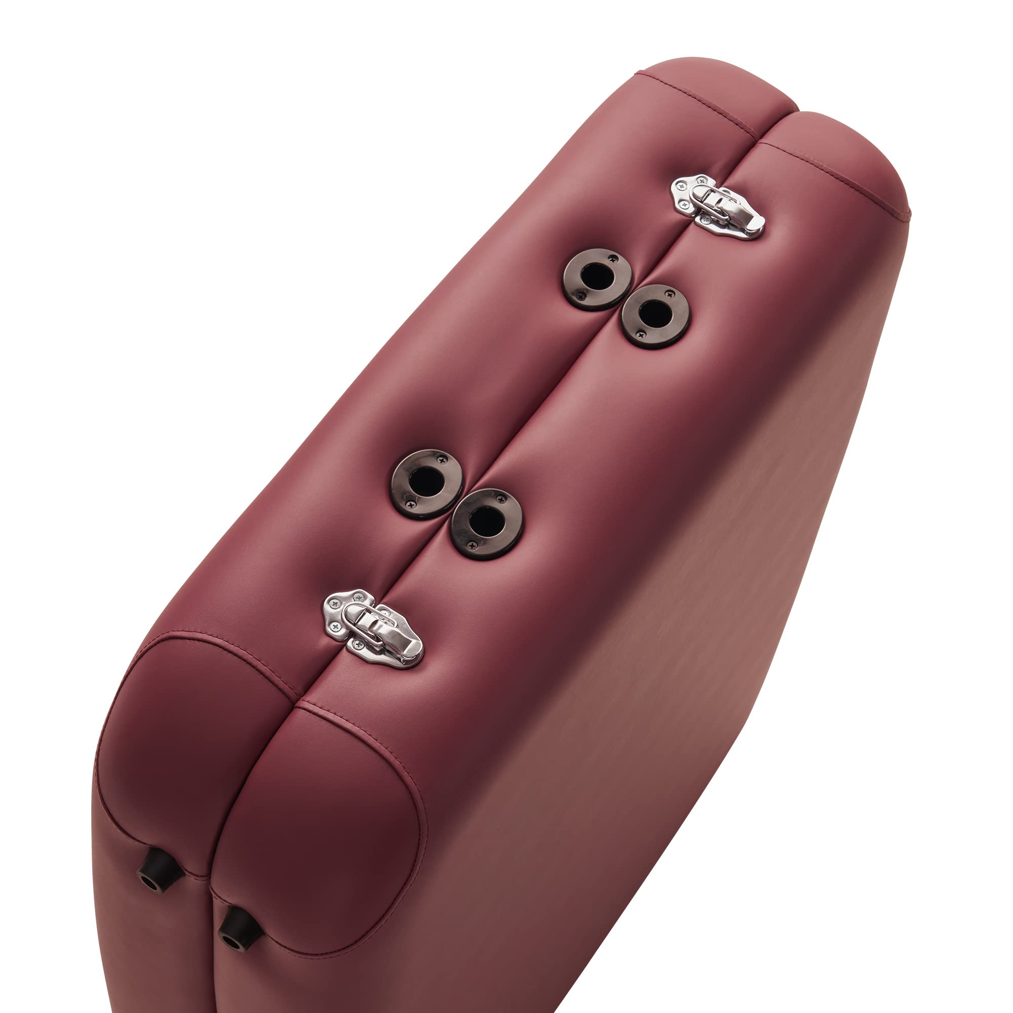 Master Massage Eva Mobil Schwangerschaftsliege Massageliege für Schwangere Klappbar Holz mit Brust- und Bauchausschnitt 76cm Burgund