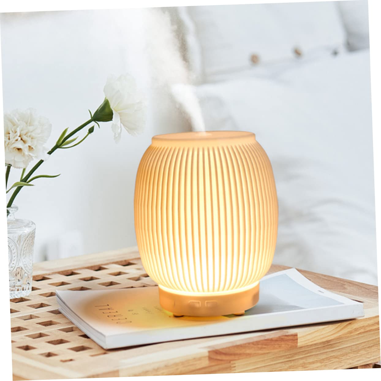 Alipis Aroma-diffusor mit Licht für Schreibtisch Öl-diffusor als Dekorativer Luftbefeuchter für Ätherische Öle