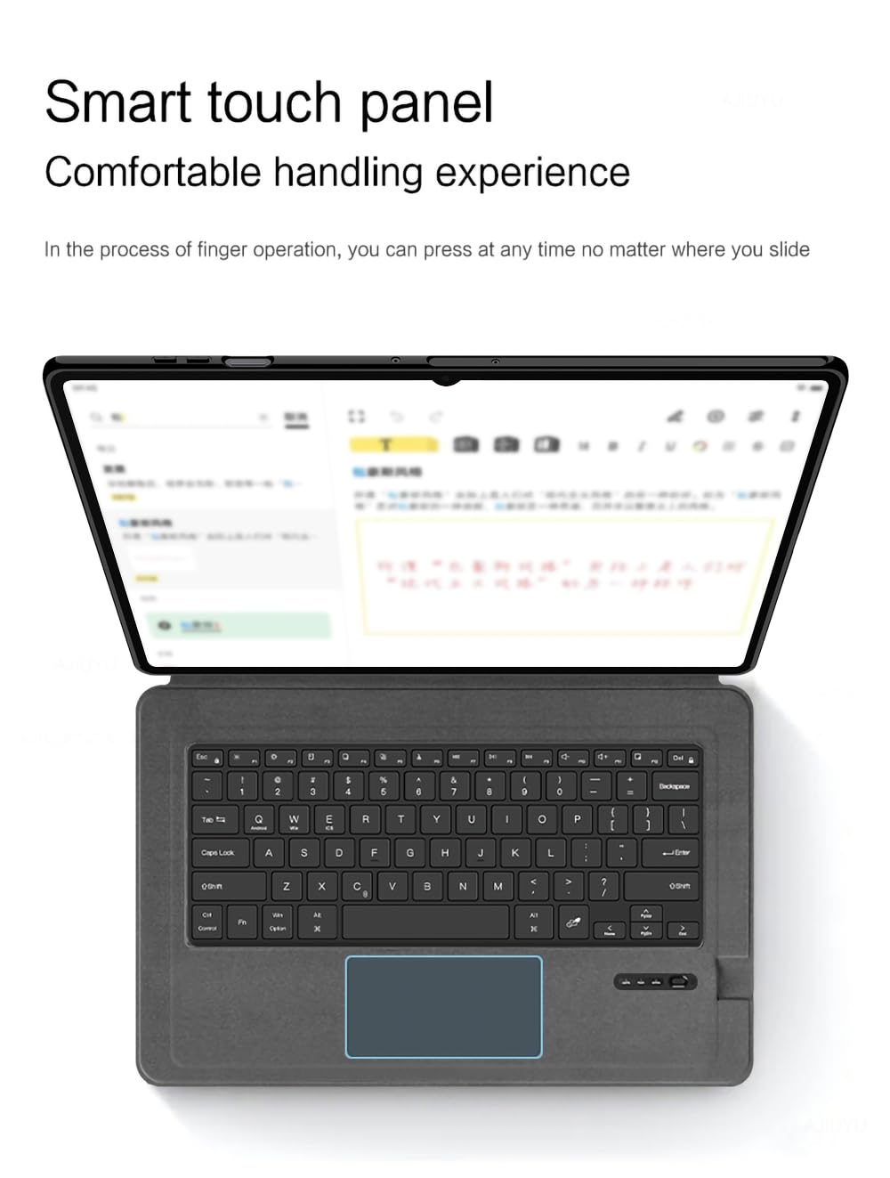 Etui na klawiaturę kompatybilne z Samsung Galaxy Tab S11 Ultra 5G 37.1 cm 2025 SM-X930/X936B, smukła obudowa bezprzewodowa klawiatura Tab S11 Ultra 37.1 cm tablet (układ klawiatury QWERTY