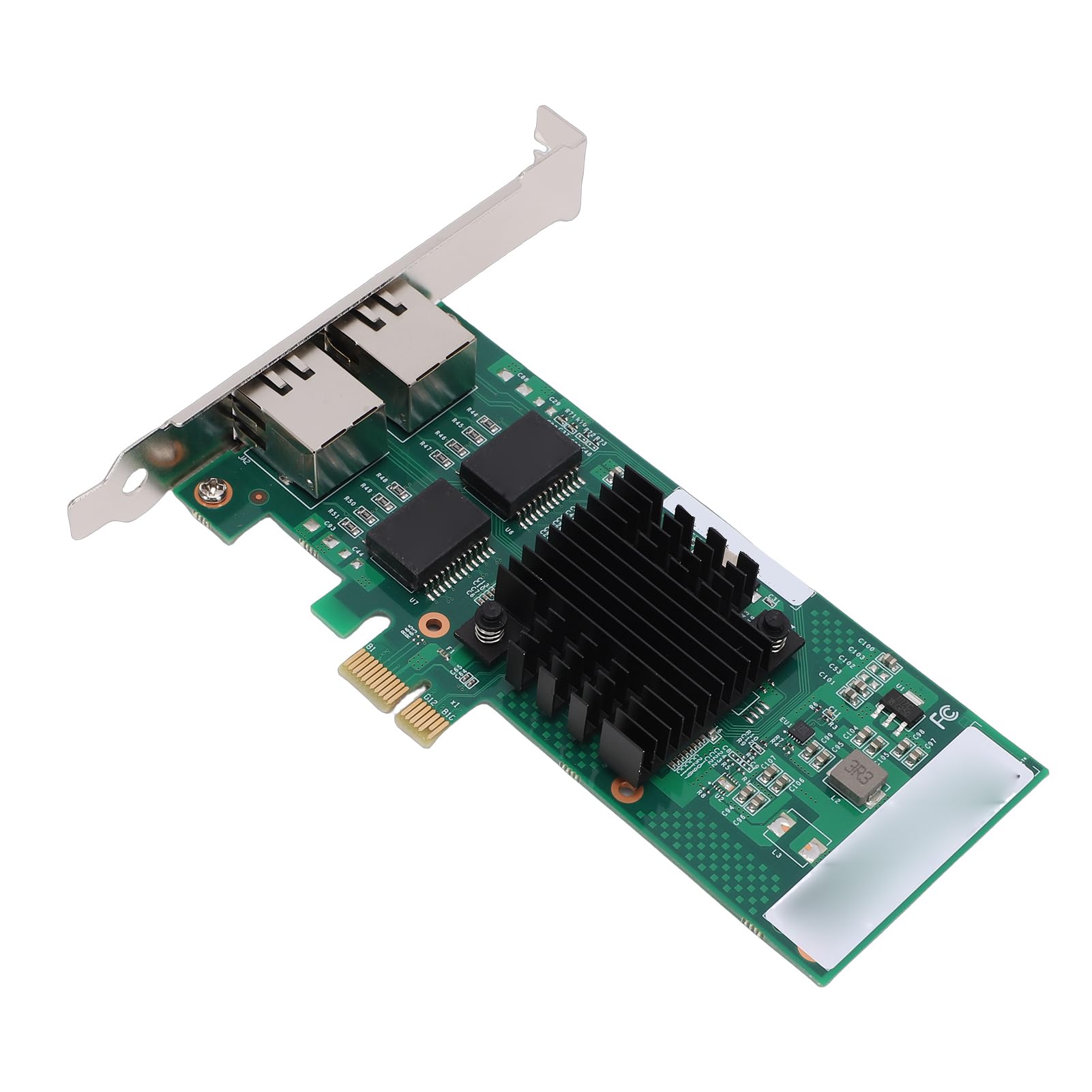 SIXRUN Scheda di Rete PCIe Gigabit Ethernet a Doppia Porta, Controller
