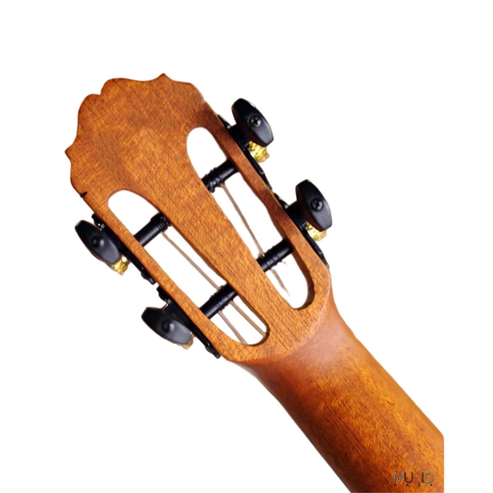 Ukulele 26calowa Gitara Tenorowa Ukulele Z Okleiną Litego Drewna Zawiera Tuner Koncertowy, Pasek Capo I Struny