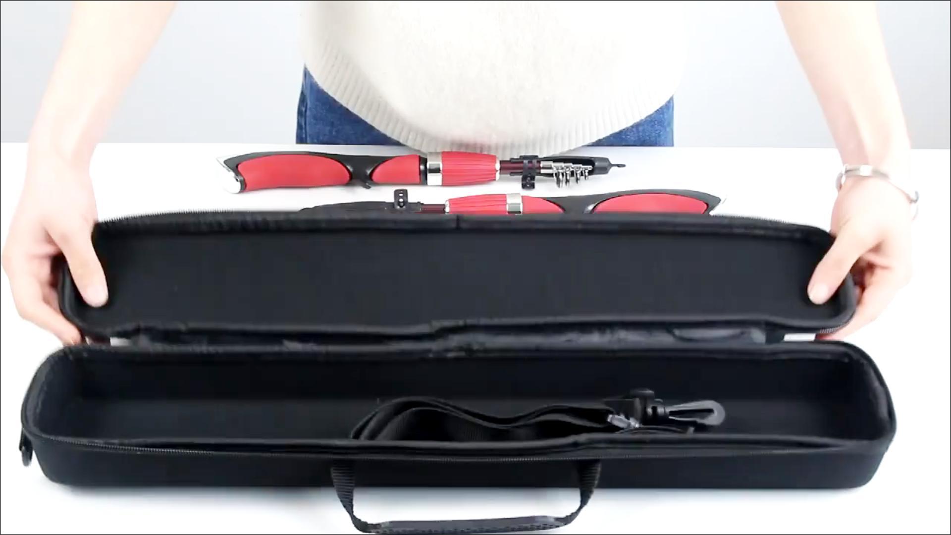Amazon.com: Cyrank Portable Fishing Rod Case, EVA Hard Shell