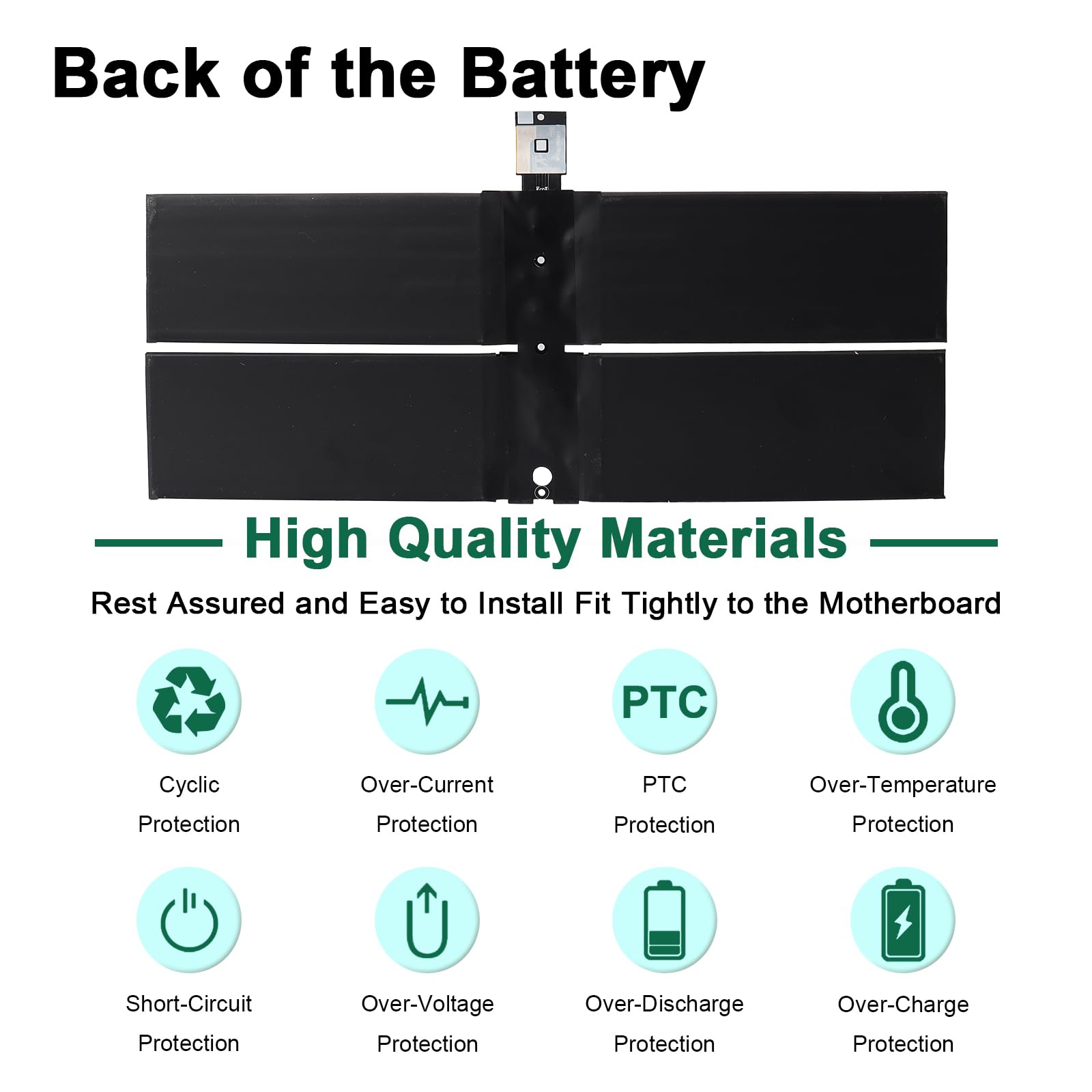 DYNK01 G3HTA036H Batterie Compatible avec Microsoft Surface Laptop 1st Gen 2017 Laptop 2 2nd Gen 2018, Surface Book 1769 1782, Surface 2-LQN-00004 KSR-00001 DAG-00003
