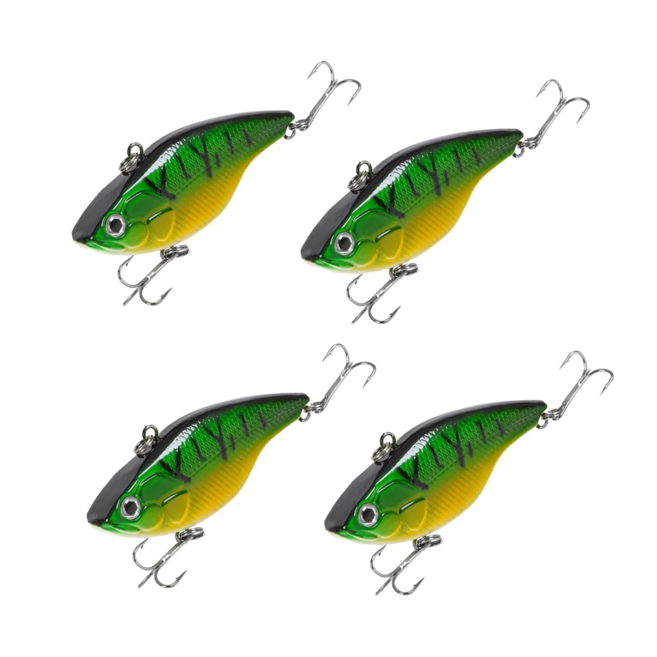 Toyvian Appât Vibré Leurres De Pêche Artificiels Leurres De Pêche Flottants Mini Appâts De Pêche Vert