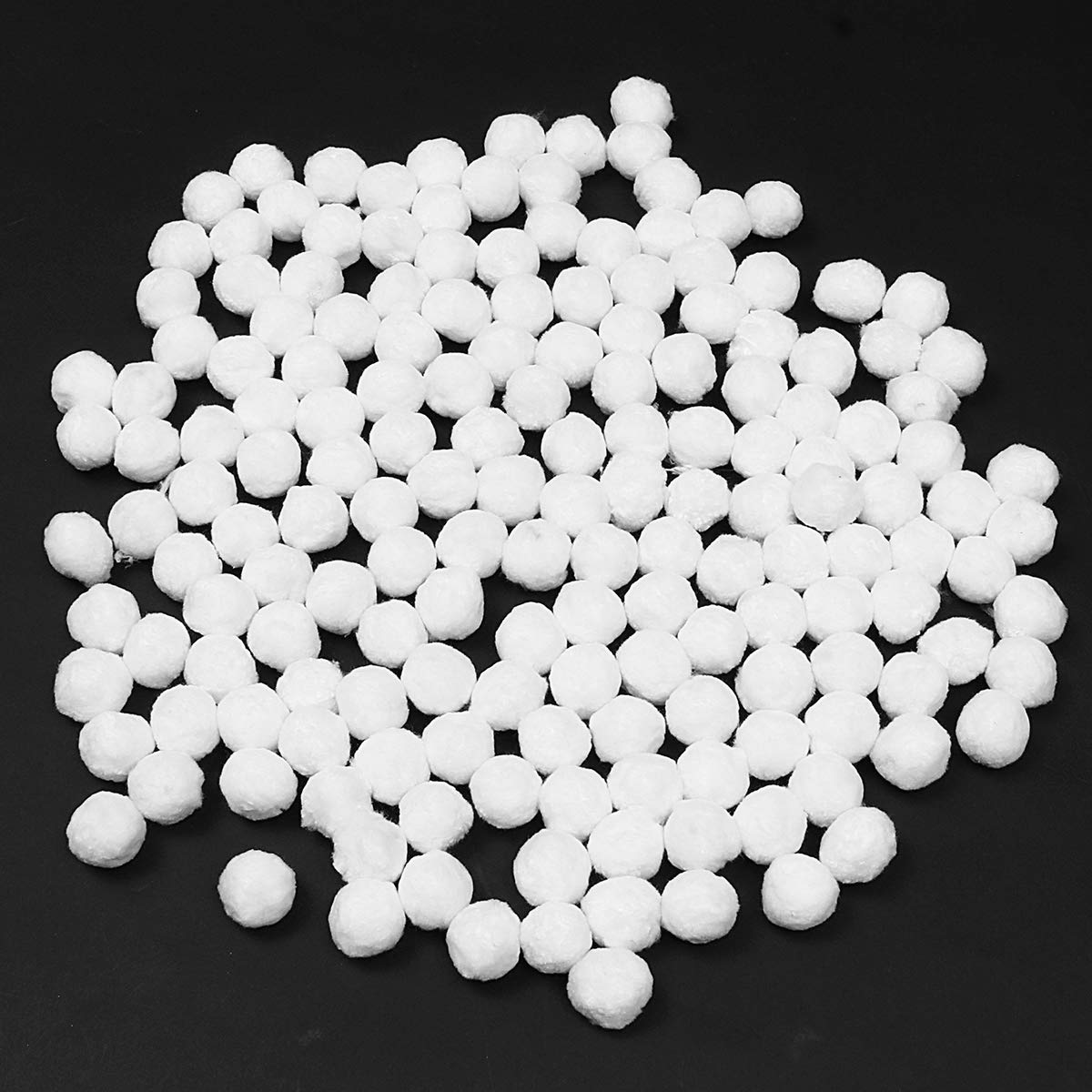 ChaRLes 700G 40mm Pool Filtre Boules Capacité Traitement De L'Eau Réutilisable Renouvelables Blanc Filtres Balle