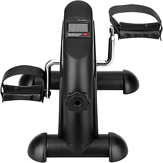 Portable Mini Exercise Pedal Machine - Under Desk Mini Exercise Bike, Pedal Exerciser Foot Cycle Arm Leg, Pedal Exerciser For Seniors, Under Desk Elliptical Machine, Under Desk Pedal Exerciser
