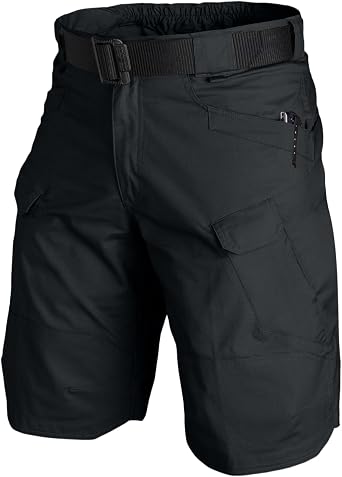 Mens Cargo Shorts 5 Inch Inseam Lightweight Quick Dry Casual Multi Pocket Shorts for Summer Outdoor