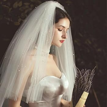 Amazon | [KQHOMEI] ウエディングベール 花嫁ベール レース花