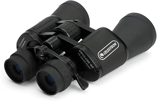 Miniatura 3 de Celestron UpClose G2 10-30x50 Zoom Porro Binocular 71260, Negro y 93524 Techo y Porro Binocular Trípode Adaptador, Negro