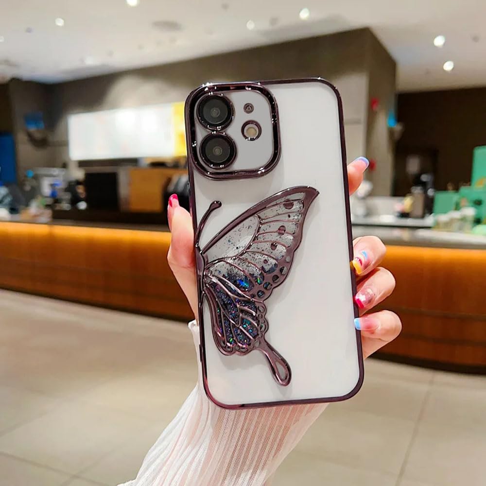 LuxuryKase LK100 Plating Dream Butterfly Clear Case Cover for Iphone 12 Pro (TPU | Black) (B0CRYBVMDW) Amazon Price History, Amazon Price Tracker