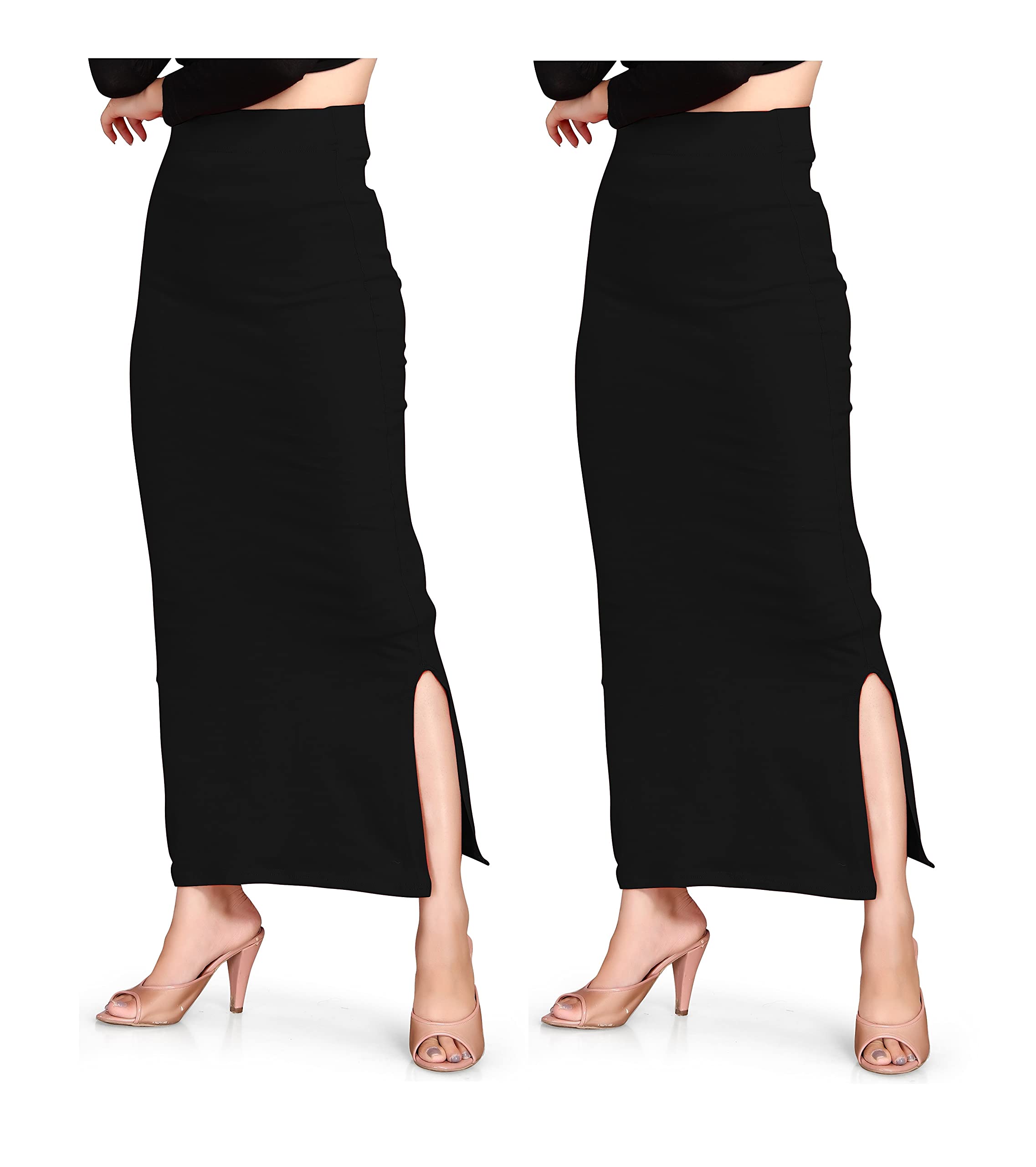 SCUBE DESIGNS Slim Saree Shapewear,Petticoat,Skirts for Women, Cotton Blended Shape Wear for Saree (Women & Girls)