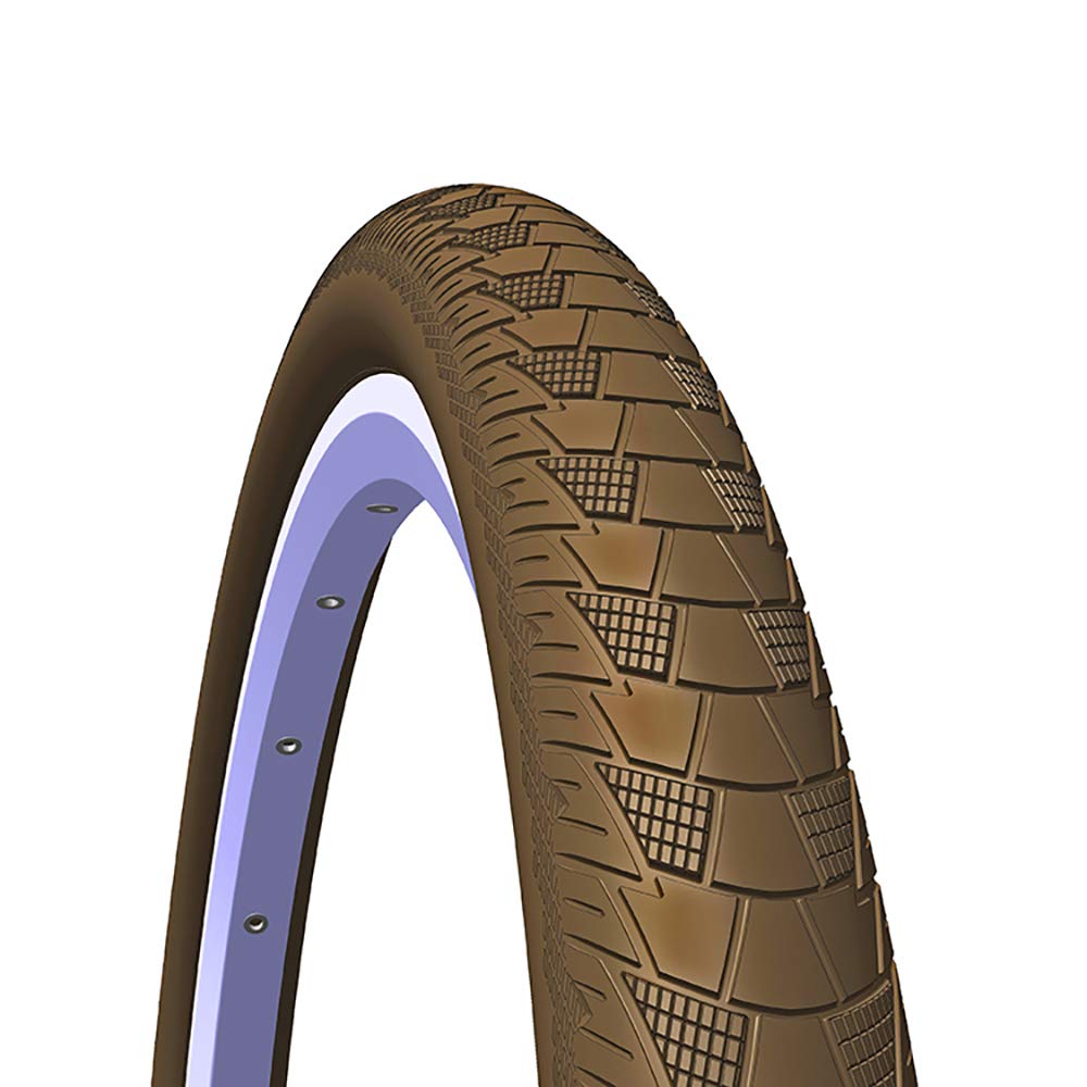 Rubena V99 City Hopper Bicycle Tire (Brown, 26x2.0-Inch)