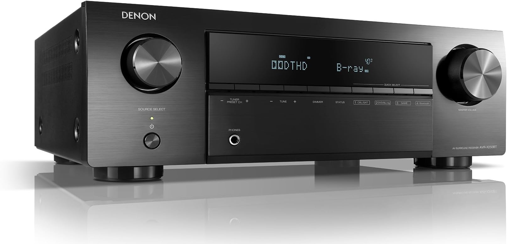 AVRX250BTBKE2-5.1Ch 4K AV-RECEIVER
