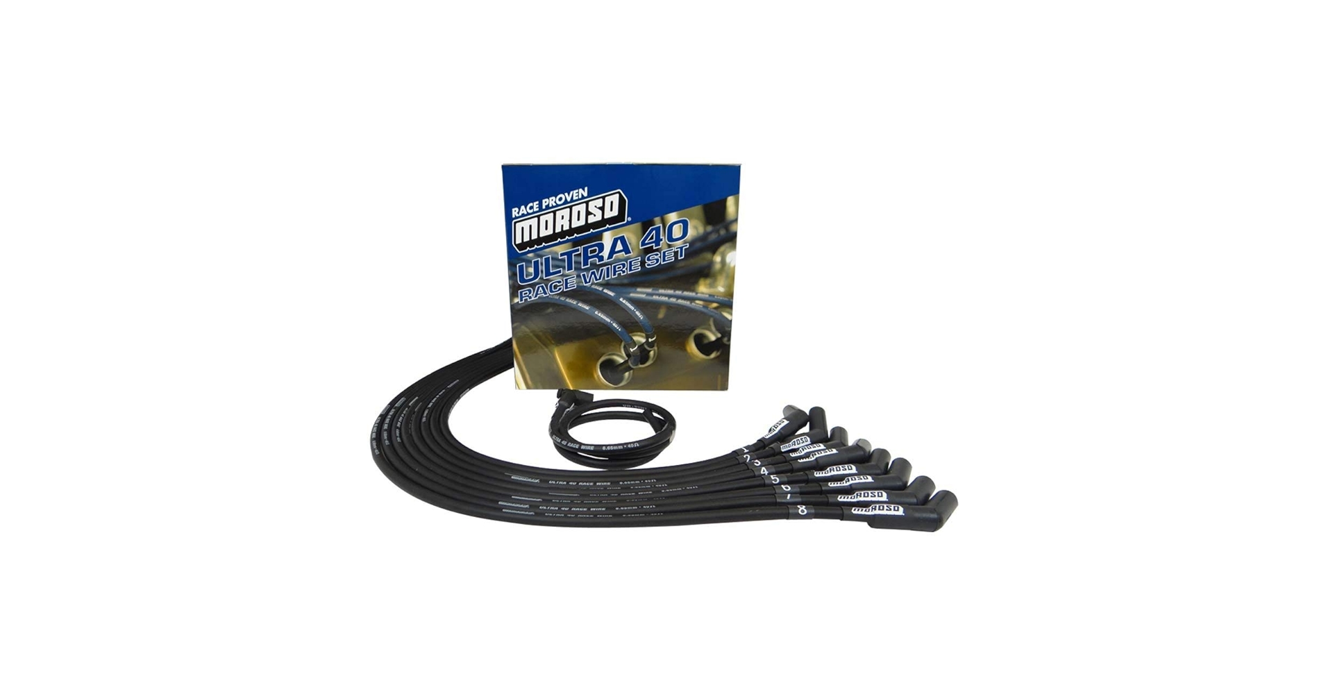 Amazon.com: Moroso 73729 Ultra 40 Black Spark Plug Wire Set