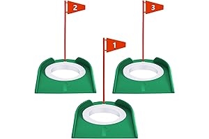Sotiff Golf Ball Cup with Flag: Precision Putting Aid for Home, Office, or Yard