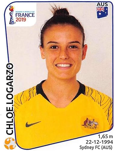 2019 Panini FIFA Women's World Cup France Album Stickers (Individual Sticker Only) Soccer #184 Chloe Logarzo Australia 2 Inch by 2 12 Inch