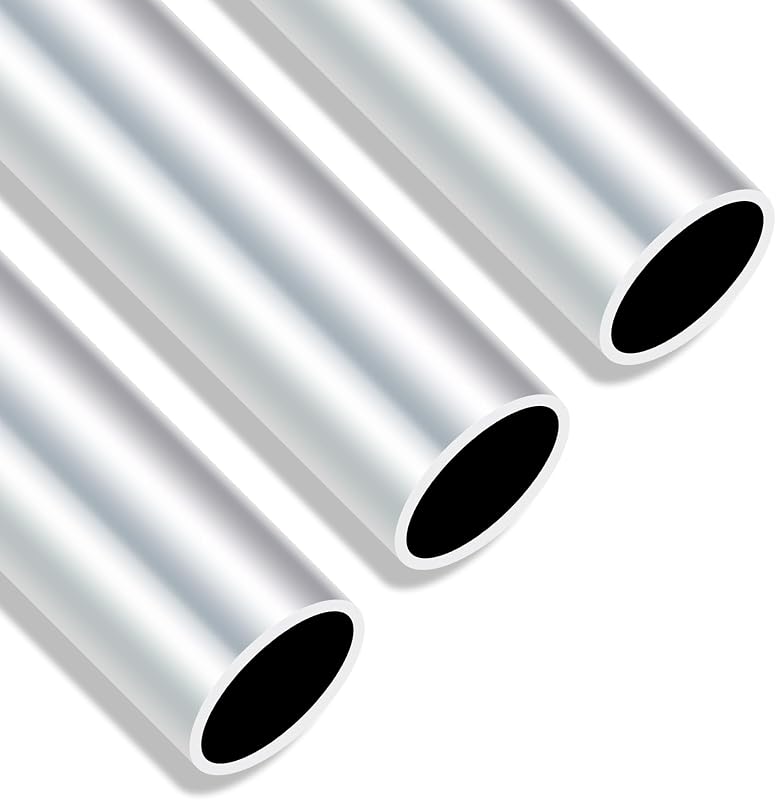 iMeistek 6063 Alumínium Cső 28mm Külső 25mm Belső Átmérő 300mm Hosszú 1,5mm Falvastagságú Varratmentes Egyenes Csövek (3 db)