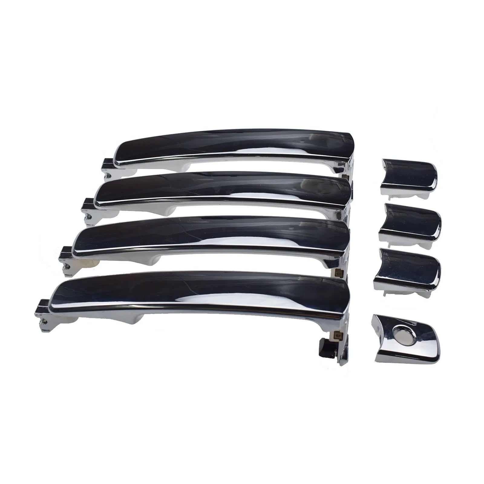 Trxjjvm 4Pc For Nissan For Murano 2003-2008 For Rogue 2008-2011 Outside Door Handle Left Right Side Driver/Passenger Car Exterior Door Handle(4Pc)