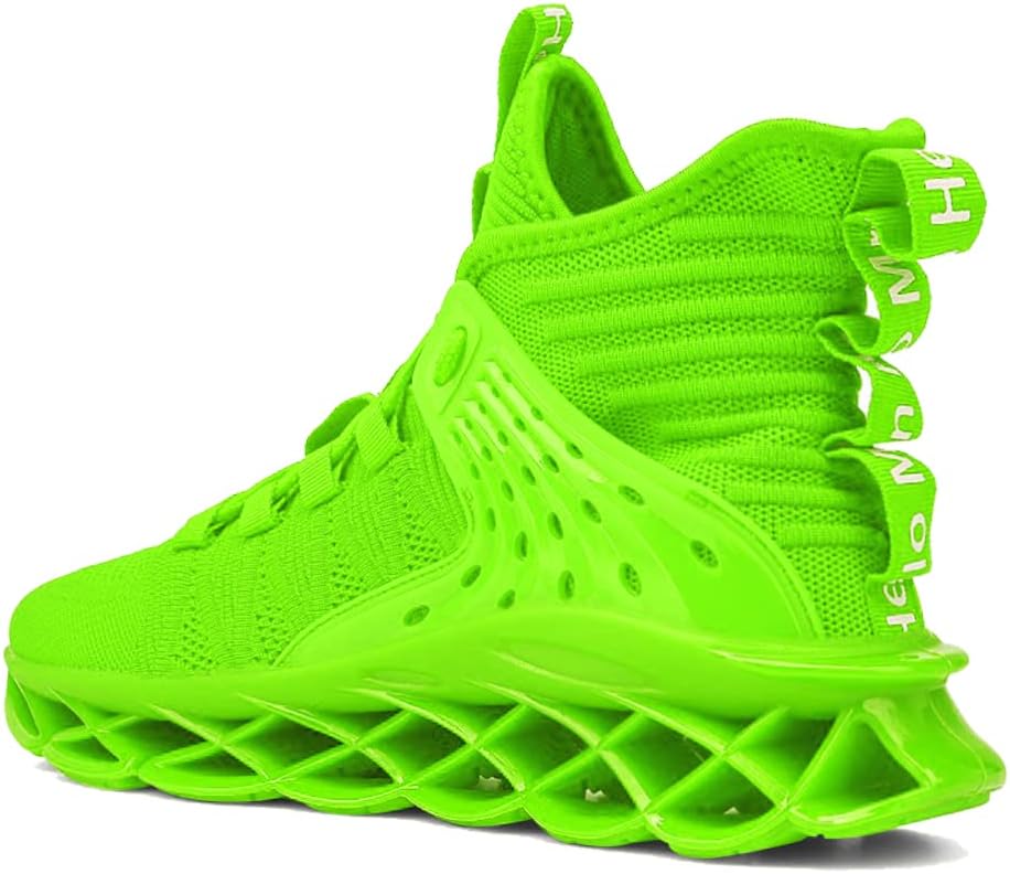 Hello MrLin Men's Running Shoes Non Slip Athletic Tennis Walking Blade Type Sneakers Hip Hop - Image 5