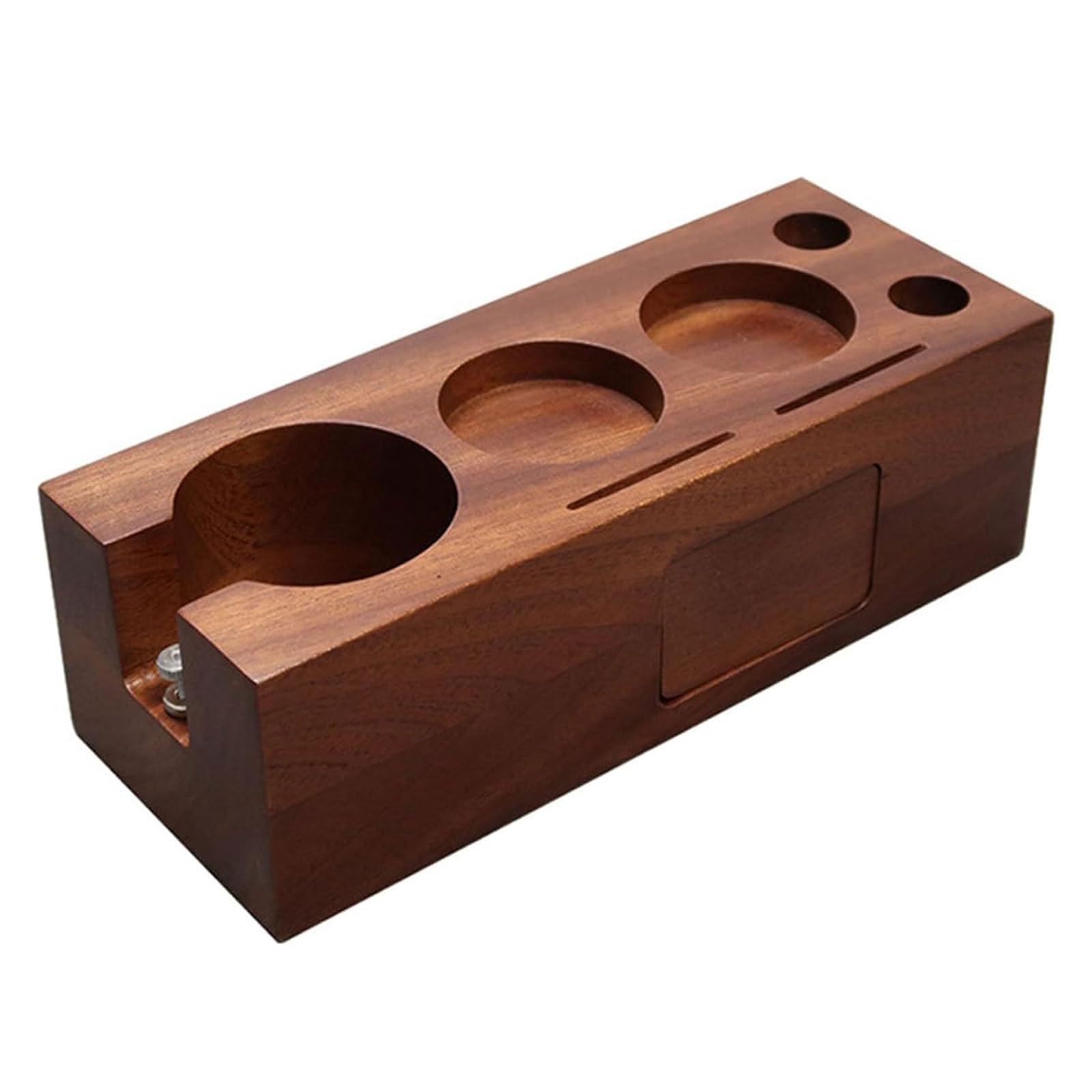 Support tamper café bois base porte-filtre expresso niveleur distributeur