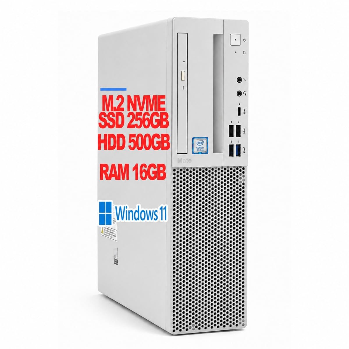 Amazon.co.jp: デスクトップPC Mate 整備済 第8世代 i7-8700 16GB