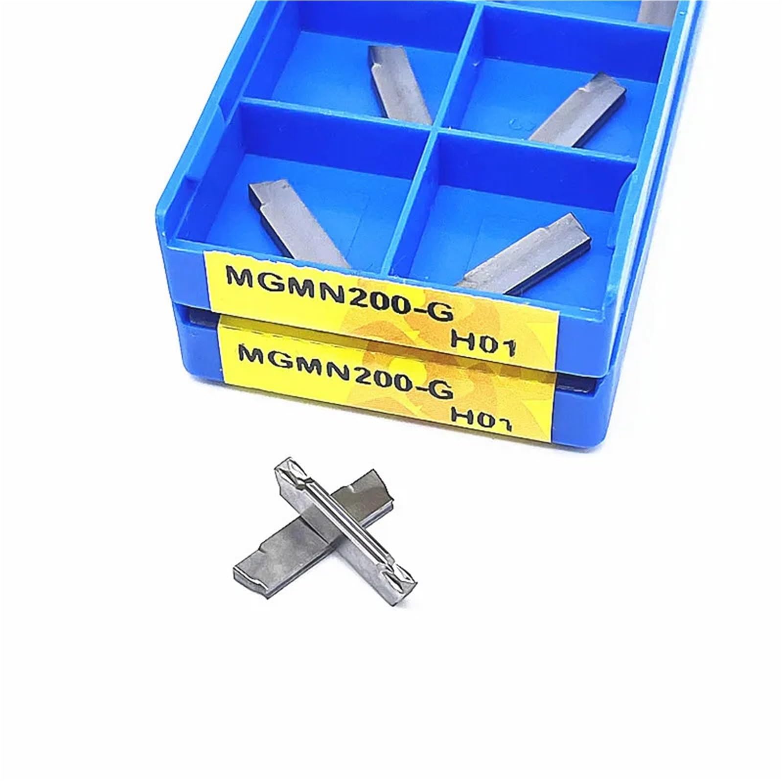 10 piezas MGMN150-G MGMN200-G MGMN250-G MGMN300-M MGMN400-M MGMN500-M H01 Inserto de torneado de carburo indexable Herramientas de corte for ranurado de torno(MGMN300-M H01)