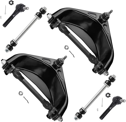 Detroit Axle - Brazo de control superior delantero RWD con rótulas de barra estabilizadora Enlaces de extremo de barras de acoplamiento exteriores