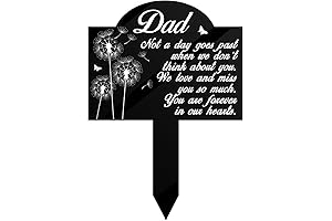Heartfelt Tribute: Dad Memorial Stake Marker for Father's Day in Heaven