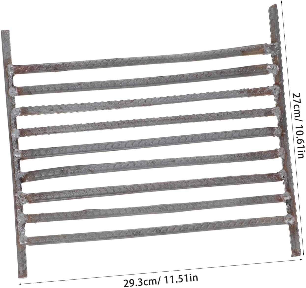 Heavy Duty Steel Bar Fireplace Grate for Stoves and Outdoor Fire Pits Enhanced Nonslip High Temperature Endurance for BBQ and Household Use
