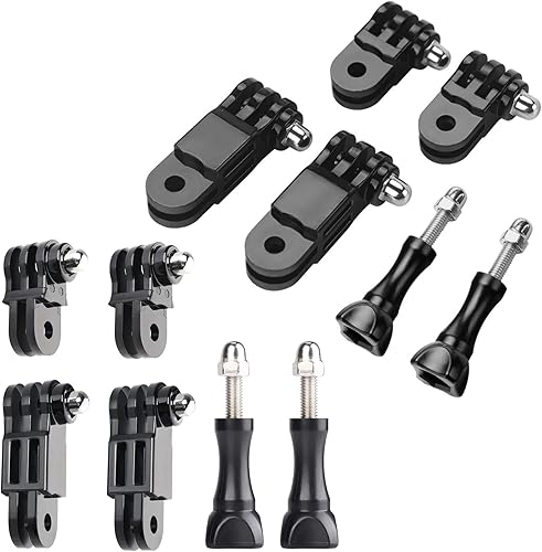 Miniatura 1 de HSU Montaje de juntas rectas de brazo ajustable, montaje de juntas rectas en la misma dirección y vertical para Gopro Hero 11 10 9 8 7 6 5 4 3 3+ 2